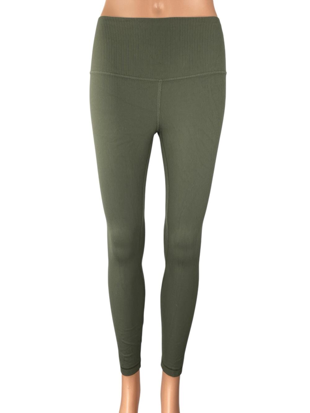 Lululemon Instill Women's Green High Rise Yoga Workout Athletic Leggings Pants 4